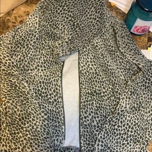 cheetah print sweater